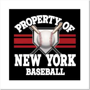 Proud Name New York Graphic Property Vintage Baseball Posters and Art